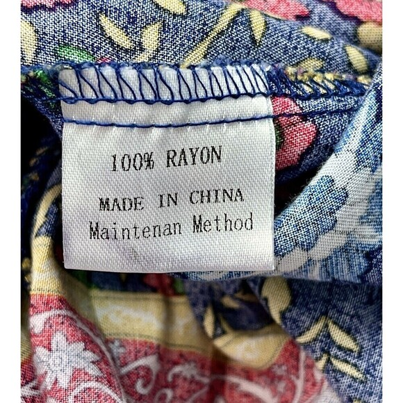 Zesica Cottagecore Bohemian Floral Print Wrap Around Dress Sz XL - Picture 9 of 14